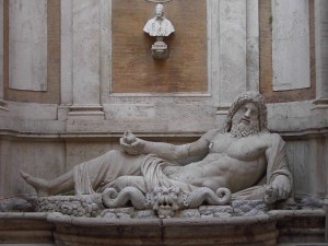 Standbeeld Marforio in Rome