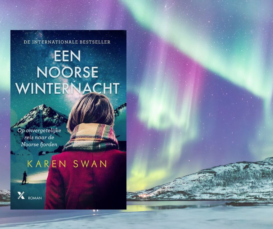 Noorderlicht met Een Noorse Winternacht